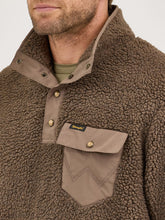 Wrangler® Mixed Sherpa 1/4 Snap Pullover 112366080