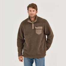Wrangler® Mixed Sherpa 1/4 Snap Pullover 112366080