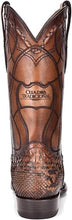 Cuadra Mens Brn Python Sq