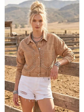 Denim Studded Jacket 6172JIA