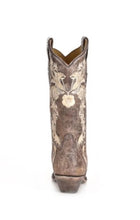 Corral Ladies Tobac Emb & Stud A3572