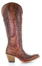 Corral Ladies Tall Cognac E1570